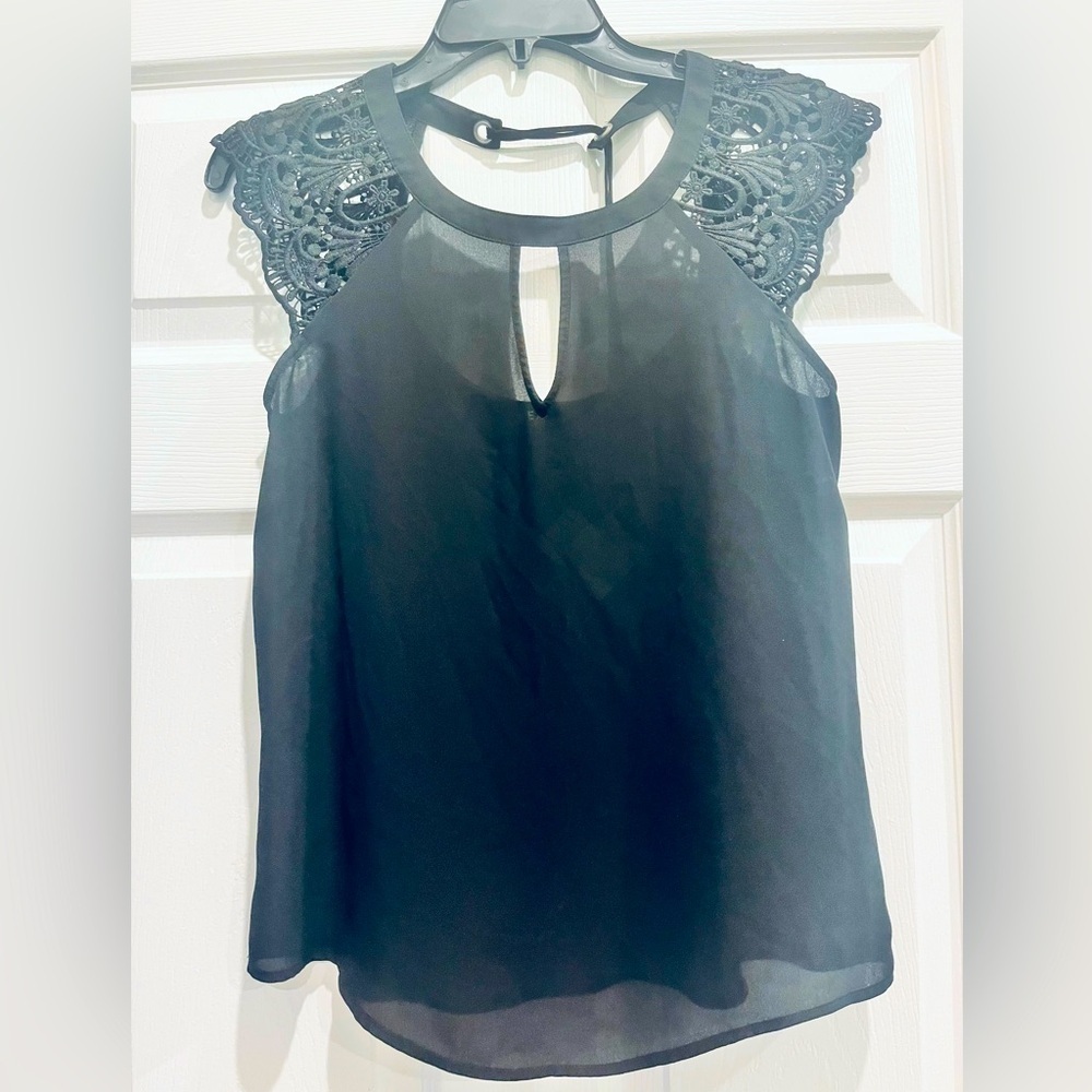 Express extra small dressy black top